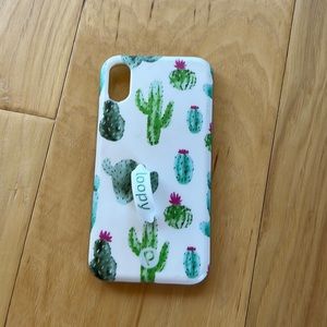 Loopy iPhone XR phone case. Cactus 🌵 plant lover design.